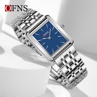 OFNS 1586 square quartz women's watch 3ATM waterproof women's watch -14