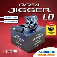 SHIMANO OCEA JIGGER LD 2024 level drag Jigging Fishing Reel Saltwater Mesin pancing Air Masin mcm SA