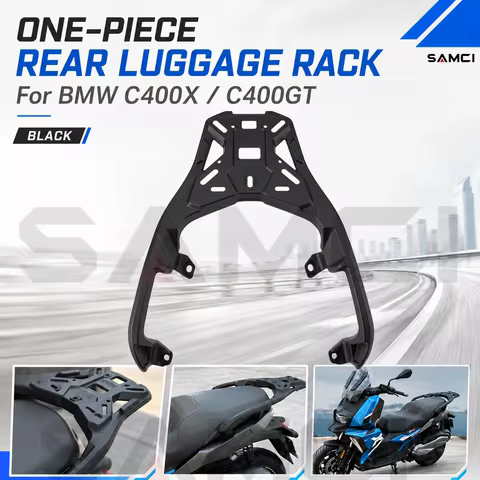 Motorcycle Rear Luggage Bracket Aluminum Alloy Tail Box Cargo Rack Extend Seat Backrest Accessories 