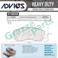 Advics Aisin Heavy Duty Disc Brake Pad Front D1N048Y for Proton Inspira CY4A Mitsubishi Lancer ASX A