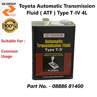 Toyota Automatic Transmission Fluid ( ATF ) Type T - IV ( 4L ) - 08886 81400