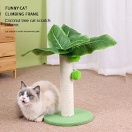 kdgoeuc Coconut Tree Cat Scratching Post Sisal Cat Scratching Board Wear-resistant Non-flaking Grinding Claws Cat Climbing Frame ToysScratchers Pads &amp; Posts