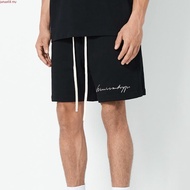 M-7XL Men's Clothing Short Pants Men Shorts Ready Stock Boy Drawstring Shorts Hip Hop Black Mens Str