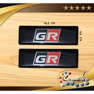 Emblem GR Sports Embossed Sticker/ 2 Pcs