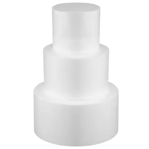 3Pcs Cake Dummies Cake Models Fake Cake Decors Triple Tier Cake Wedding Cake Rounds Foams Ornament D