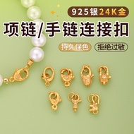 925 Silver Plated Color Retention Finishing Buckle Fish Hook Buckle diy Earrings Bracelet Necklace A
