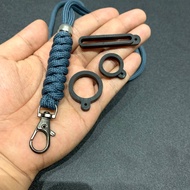 GANTUNGAN Lanyard PARACORD Strap PARACORD Hanger HP And Other Electronics FREE Rubber 3pcs 40,20,13m