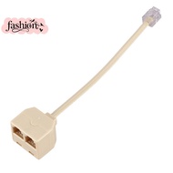 [fashion] Telephone Splitter RJ11 6P4C 1 Male To 2 Female Adapter RJ11 To RJ11 Separator Phone Acces