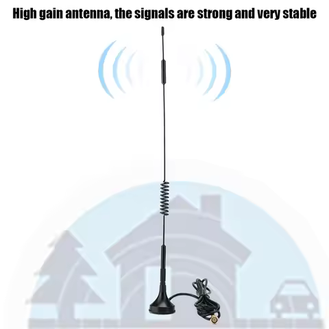 433MHz 10dBi Mini TV Antenna Signal Amplifier TV Receiver HD Digital Indoor Signal Receiver Magnetic