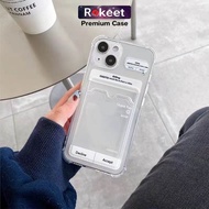 Rokeet Photocard Phone Case Drop Frame Casing Compatible For iPhone 7 8 Plus XR X XS Max 11 12 13 Mi