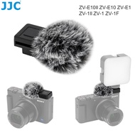 JJC Microphone Windscreen Wind Muff Cover for Sony ZVE10II ZVE10 ZV1II ZV1 ZV1F ZVE1 ZV-E10 II ZV-1I