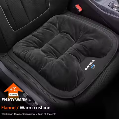 Car Interior Seat Cushion Flannel Warm Soft Pad For Volvo Rdesign XC90 V90 V60 XC60 XC40 V40 EC40 EX