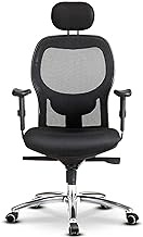 Boss Chair Ergonomic Office Chair Rolling Desk Chair with Armrest Lumbar Support Mesh Computer Chair Gaming Chairs Executive Swivel Chair Black interesting