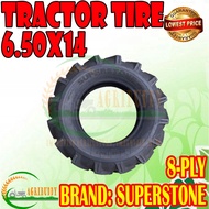 Tractor Tire 6.50 x 14 / 650 x 14 - 8 ply Rating - Brand: Superstone