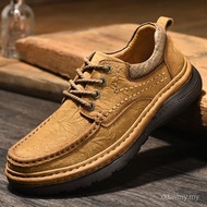 Genuine Genuine Leather Plus Size Leather Shoes Dad Shoes