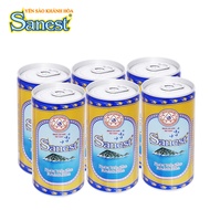 LỐC 6 LON NƯỚC YẾN SÀO KHÁNH HOÀ BIRD’S NEST DRINK SANEST 190ML