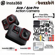 Insta360 Ace Pro - 8K Action Camera With Accessory Kits &amp; Samsung Evo Plus 64GB SD Card - Insta360 Malaysia Warranty