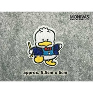 Pekkle Embroidery Iron On Patch DIY Sanrio Duck Decoration Applique