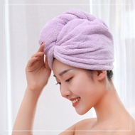 Coral Fleece Rapid Drying Hair Towel Cap Quick Dry Hat Shower Wrap Bathing Super Absorbent Turban