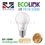 Ecolink LED Bulb 6 Watt White (6W 6 W 6Watt)