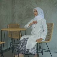 Paket santri/baju cewek/baju wanita/tunik cewek/sarung batik/sarung