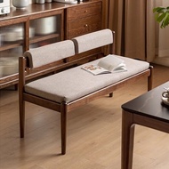 Solid Wood Bench Dining Stool Soft Bag Back Bench Dining Room Bench Bench Bed End Bench Shoe Bench a