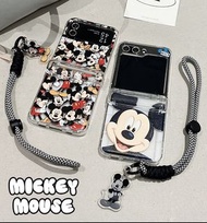 9766 Mickey Mouse 米奇老鼠可插卡八達通三星 SAMSUNG Galaxy Z Flip3 Flip4 Flip5 手機電話殼