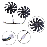 BT Dual 75mm GPU Cooler Fans HA8010H12F-Z For For MSI GTX660 GTX670 GTX680 R6790 Graphics Card Radia