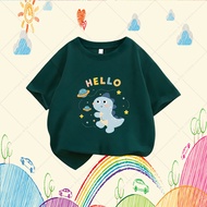 &COD RINA STUDIO Parent-Child Clothing T-Shirt Short-Sleeved There Is A Cute Cartoon Pattern Printed