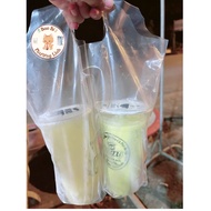 1KG BAG 1 COMPARTMENT - 2 compartments, T-shaped for milk tea cups