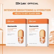 【Buy 1Free 1】Dr.Leo 377+VC Brightening Facial Mask Niacinamide Face Mask Mencerah Melembap  Pembersi