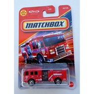 Matchbox Mainline 2026 #44/125 Pierce Volterra EV Fire Truck Red