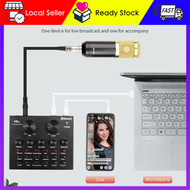 BM800 Microphone Studio Recording Kits bm800 Condenser Microphone with v8 sound card set For Pc Phon