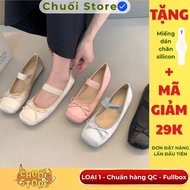 [READY QC STANDARD] mary jane ballet shoes TYPE 1, beautiful bow flat sole, ulzzang style, comfortab