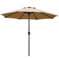 全城熱賣 - 戶外太陽傘Outdoor Patio Umbrella,Yard Umbrella, Push Button Tilt and Crank【TAN】#E066001369