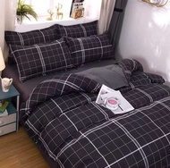 Complete Bed Sheet Set, 6 Pieces, Including Duvet Cover, Available in Sizes 3.5/5/6 Feet. 49A ขนาด 6
