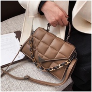 Handbag GD35713 Tas Selempang Envelope Motif Petak Wanita Elegant