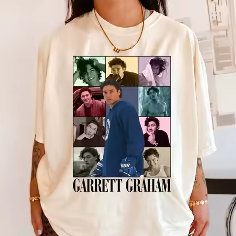 Summer Unisex Vintage Top Garrett Graham Bootleg University Hockey Off Campus Movies 2026 T-shirt Y2