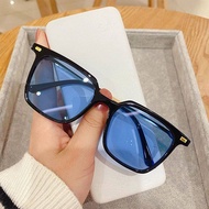 【GIAUSA】Tik Tok Fashion Trend Eyewear Shades for Men Style Metal Square Anti UV400 Sun Protection Ko