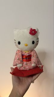 Sanrio Hello Kitty Kimono Plush 中古和服Kitty