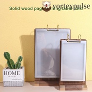 VORTEXPULSE Ads Display Stand, Multi page Label Holder Menu Card Holder, Multipurpose Aon-slip Loose