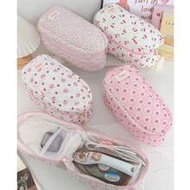 1 Pc Quilted Steam Iron Storage Bag Bow&Strawberry Pattern Iron Storage Case Steam Iron Protective C