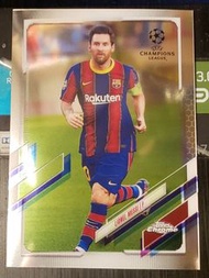 Lionel Messi Topps Chrome UEFA Champions League 足球卡