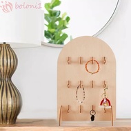 [COD] Earring Display Rack, Detachable 3 Layers Jewelry Storage Rack, Durable Arch Hook Style Wooden