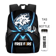 Latest EVOS Free Fire Boys' School Bags FF Gaming E-SPORTS Game Characters Class 1 2 3 4 5 6 7 Conte