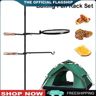 【New Arrival】 Fire Pit Grill Height Adjustable Portable Camping Grill Campfire Grill Stand Campfire 