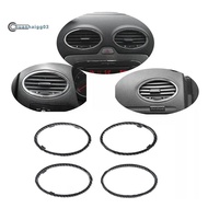 4Pcs Car Dashboard Air Conditioner Air Vent Frame 4M51A014L21BC 4M51A014L21AE for  Focus 2005-2011