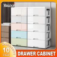 Yowxii 3-7 Layer Wide Durabox Drawer Clothes Storage Cabinet Orocan Drawer Plastic Cabinet Locker