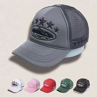 New five-pointed star cruise baseball cap outdoor embroidered sun visor hat Z96W