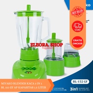 MIYAKO GLASS BLENDER BL 152 GF/ BL152GFAP CAPACITY 1.5 LITERS 3 IN 1 WARRANTY